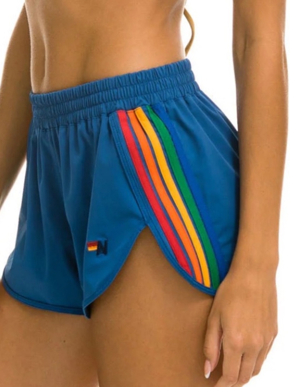 Aviator Nation 5 Stripe Flex Board Shorts.